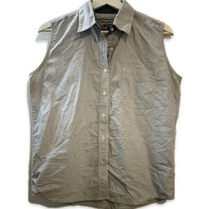 Wrangler Vintage Western Sleeveless Peplum Shirt Size L